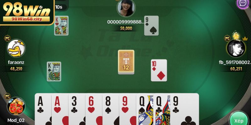 Quy tắc cơ bản trong một ván đánh Tá lả 